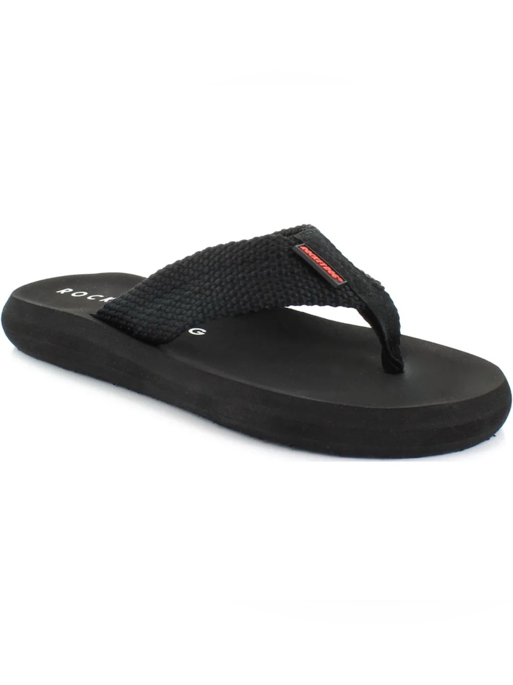Rocket Dog Women's Sunset Flip Flop Sandals Black 7 M US NEW - Picture 2 of 8